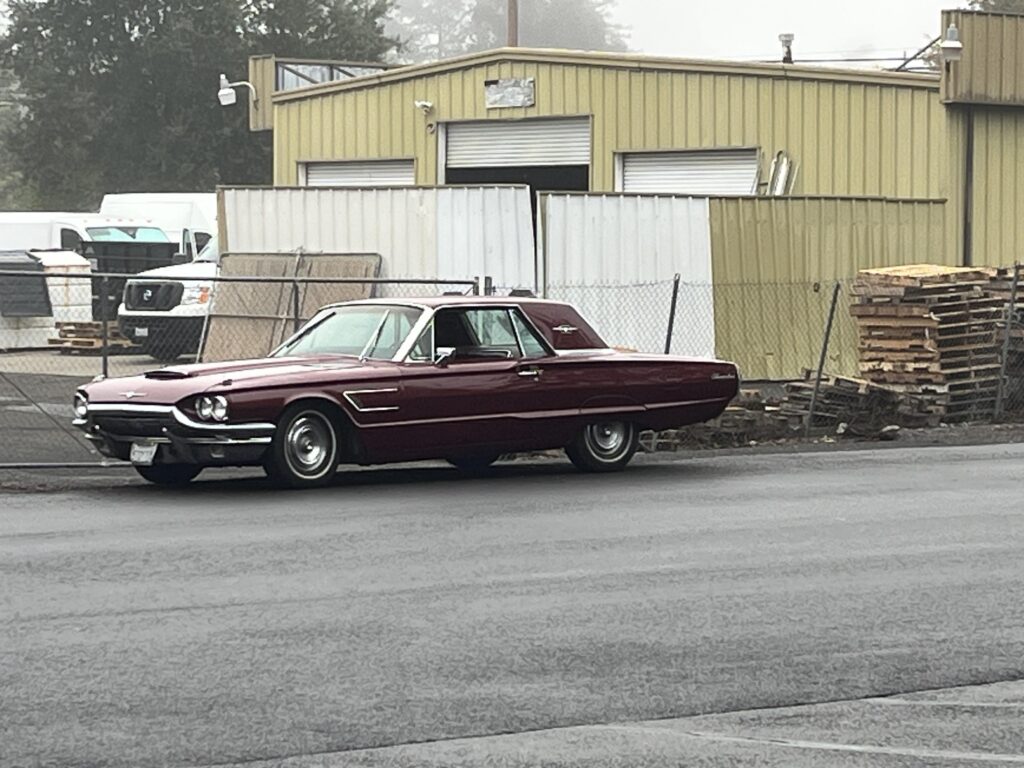 ‘64 T Bird in Cranberry…