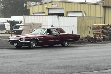 ‘64 T Bird in Cranberry…