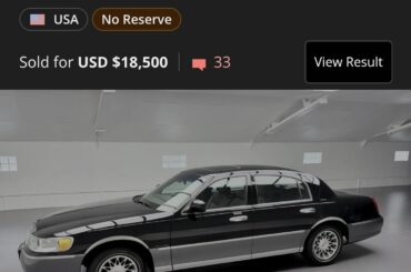 Big Money In Old Town Cars