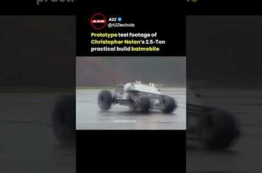 Batmobile prototype test footage from Chrystopher Nolan's Batman movies