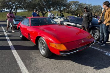 [Ferrari 365 GTB/4 Daytona] stole the show at a local meet