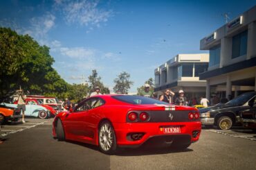 [Ferrari 360] at cars and coffee
