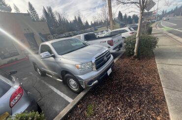 Spotless single cab short box Tundra with barebones interior and steel wheels, the official truck of?