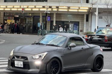 [Daihatsu Copen] Liberty Walk GT-R Kit in Kyoto.