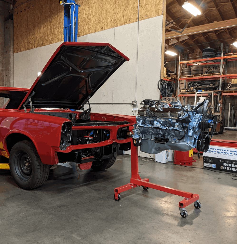 Who had the best factory engine block color?