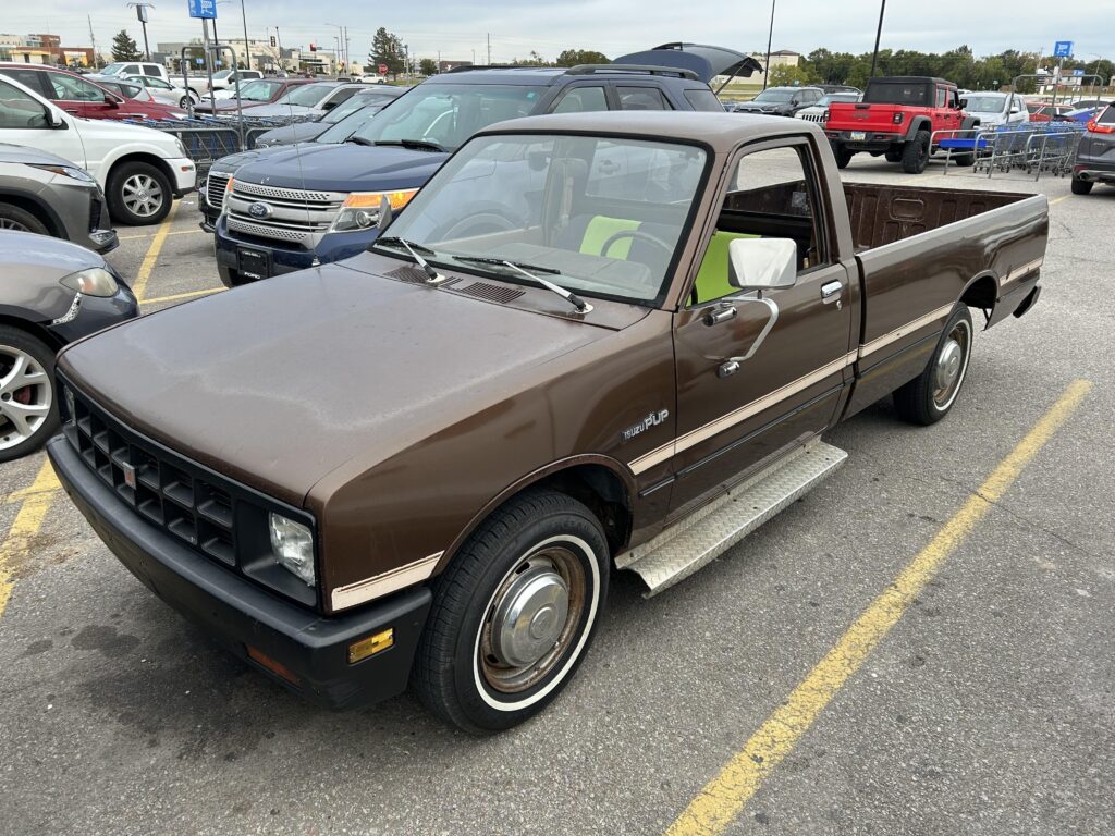 Diesel Isuzu Pup, official truck of…?