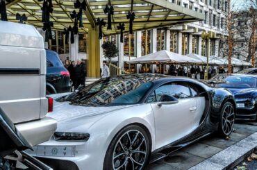 This has to be the most expensive duo I've ever seen in my life. Two [Bugatti Chiron's]. Holy shit