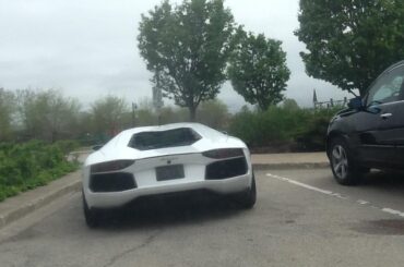 I saw this [Lamborghini Adventador] back in 2015 in Illinois coming home from a movie