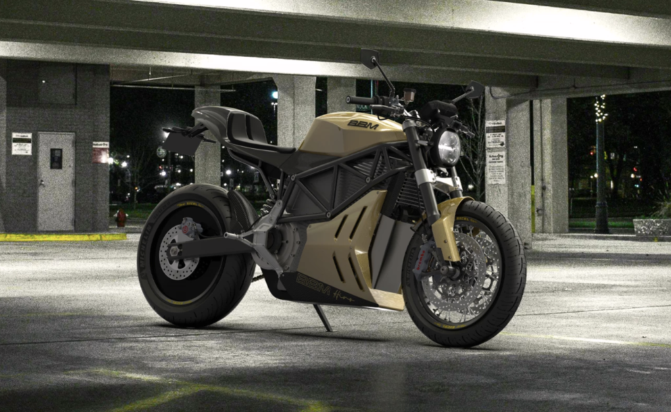 BBM Hiro in gold parked