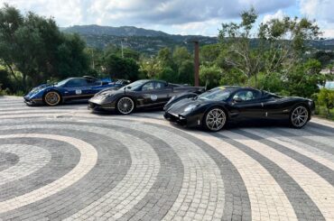When you show up at a Sardinia resort and there’s a [Pagani various] owners conference