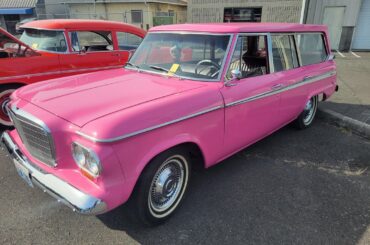 1963 Studebaker Lark station wagon - Angelea"s Restaurant Car Show - Midland Washington - 8/8/2025