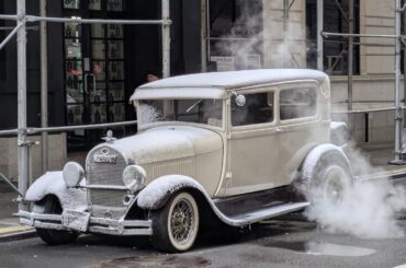 [Ford Model A] in NYC