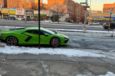 [Lamborghini Revuelto] in Queens, New York. Freezing weather yesterday.
