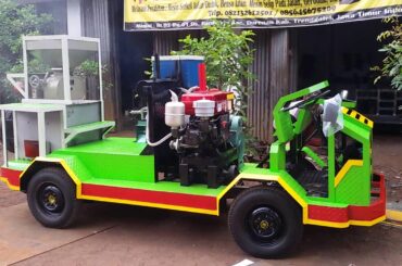 Self driving rice mill, Indonesia