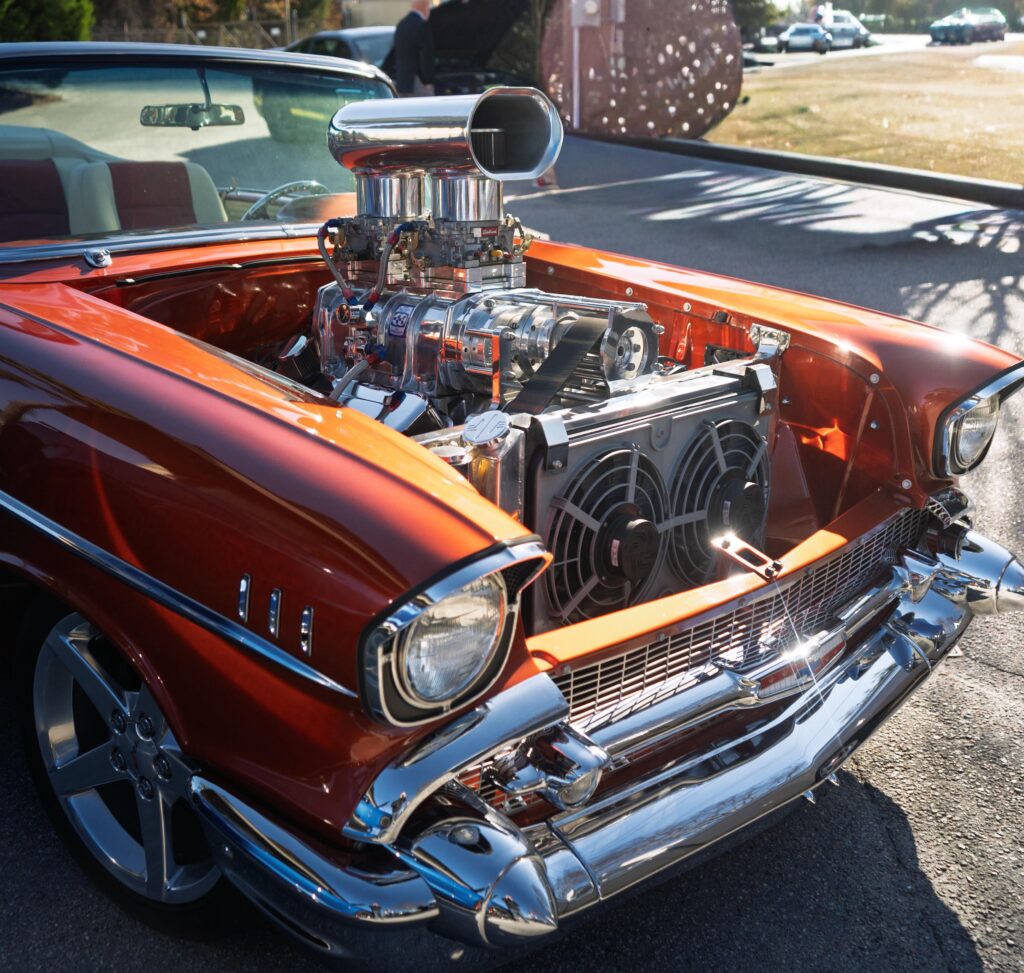 Blown a Chevrolet Bel Air. [3883x3688]