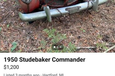 1950 Studebaker, the official car of The Loaner.