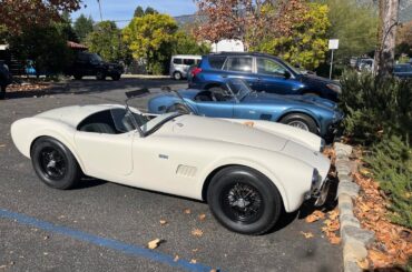 [Shelby AC Cobras] I saw these two on the road this morning and parked in the afternoon.