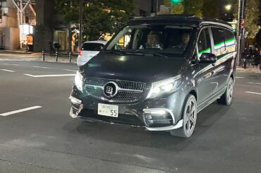 The rich in Tokyo- [Brabus W 447] and [Maybach EQS]