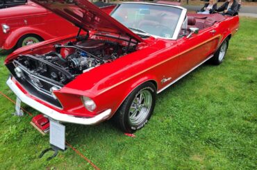 1968 Ford Mustang Convertible - Lindsey's Choice Award - Graham 40th Annual All Ford Show - Frontier Park, Graham Washington - 9/1/2025