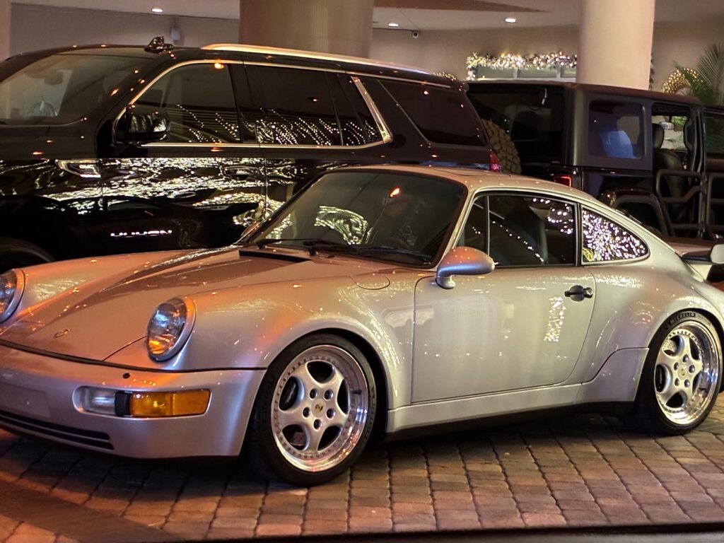 This awesome Porsche was parked outside of my favorite restaurant