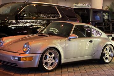 This awesome Porsche was parked outside of my favorite restaurant