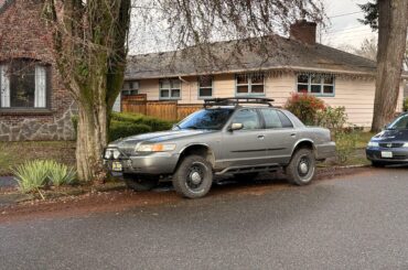Lifted Grand Marquis spotted today in Portland. Hell yeah.