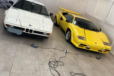 [Lamborghini Countach] and a [BMW M1]