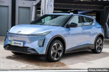 Malaysia's US$19,358.75 (RM80,000) first homegrown EV, the Perodua QV-E launched today, co  developed the all-new platform, which is modular by Magna- Steyr