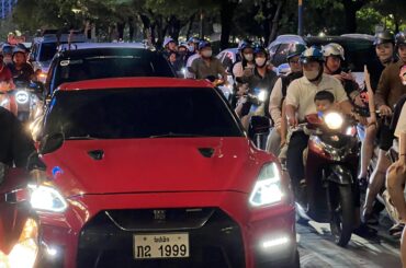 [Nissan gtr nismo] spotted in the streets of Saigon, Vietnam. That color just👌