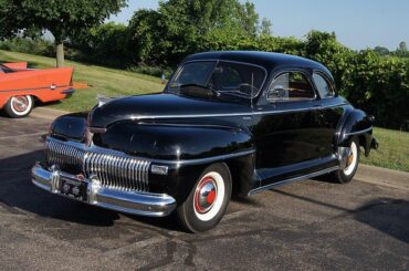 The 1942 DeSoto had pop-up headlights. It's kinda weird to me how you could buy a car with pop-up headlights and be drafted to fight against Japan in the Pacific months later