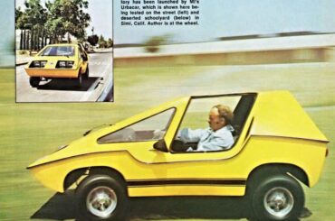 The UrbaCar, a niche, do-it-yourself (DIY) kit car design from the 1970 - The design was featured in Mechanix Illustrated magazine, and plans or kits could be purchased.