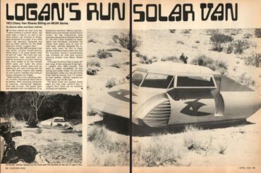 Logan's Run Solar Van in Custom Vans April 1978