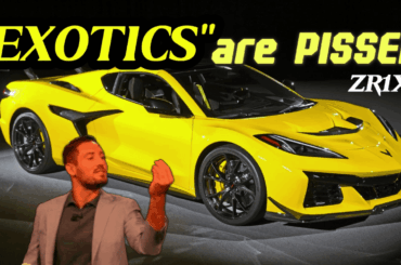 They Hate It  —  Blue color Corvette ZR1X  Is Beating Supercars