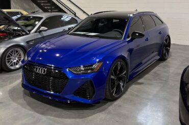 Audi RS6 Avant finished in Ultra Blue Metallic [3648x3648]
