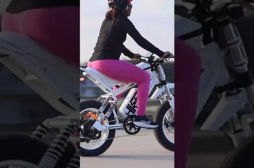 This SUPERHERO Electric Bike Was TOO FAST?  HiKeep MA-S Ebike Dirtbike With 4 Point Suspension