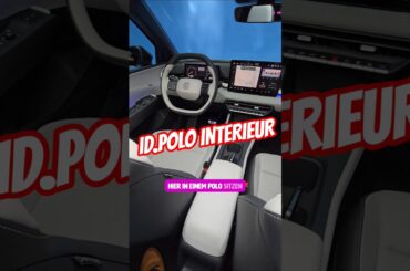VW ID.polo Interieur. Retro Vibes, Echte Tasten & clevere Details. #ev #vw #automobile