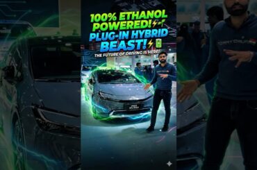 Toyota new 100% Ethanol Plug In hybrid- Electric Car #toyota #ethanol #shorts #car #cars #youtube