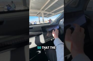 The Zeekr X features a sliding display! #automotive #tech #carreview #electriccar