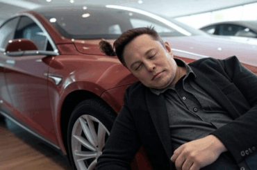 Elon Musk sleeping on sales floot