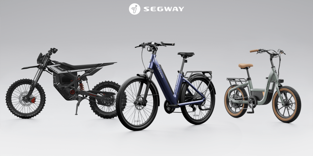 Three Segway e-bikes unveiled at CES 2026