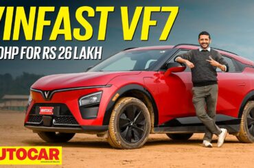Vinfast VF7 India review - AWD crossover is quicker than a Harrier EV | Autocar India