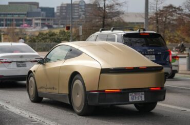 Tesla Cybercab prototype seen testing on Austin highway at night