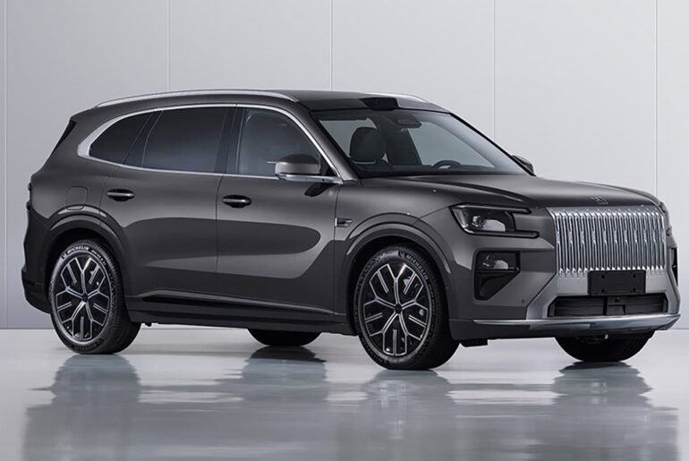 A regulatory filing image of the Zeekr 8X.