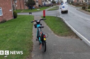 'E-bikes just left lying around are completely unacceptable.'