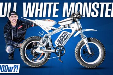 This FULL WHITE 4000W HIKEEP MA-S EBIKE Is SOLID!