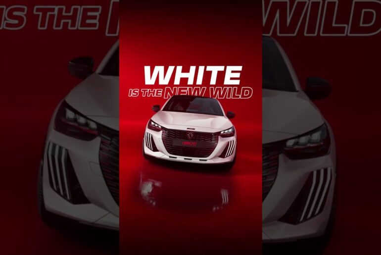 The New Peugeot E208 GTi White
