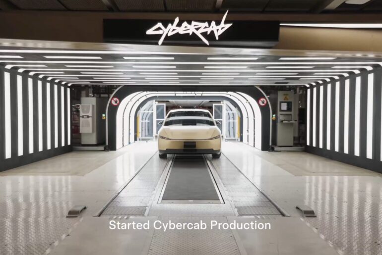 Tesla Says Cybercabs 'Won't Need' Steering Wheels for Long