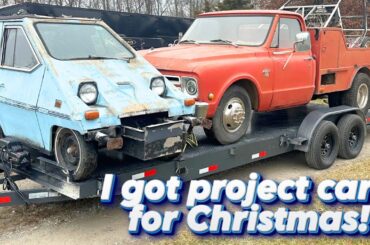 Two electric cars and a dually for Christmas!