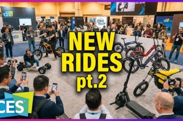 Pt.2 - Best Electric Rides of CES 2026: Scooters to Dirt bikes, Scooters, Ski, Skateboards!