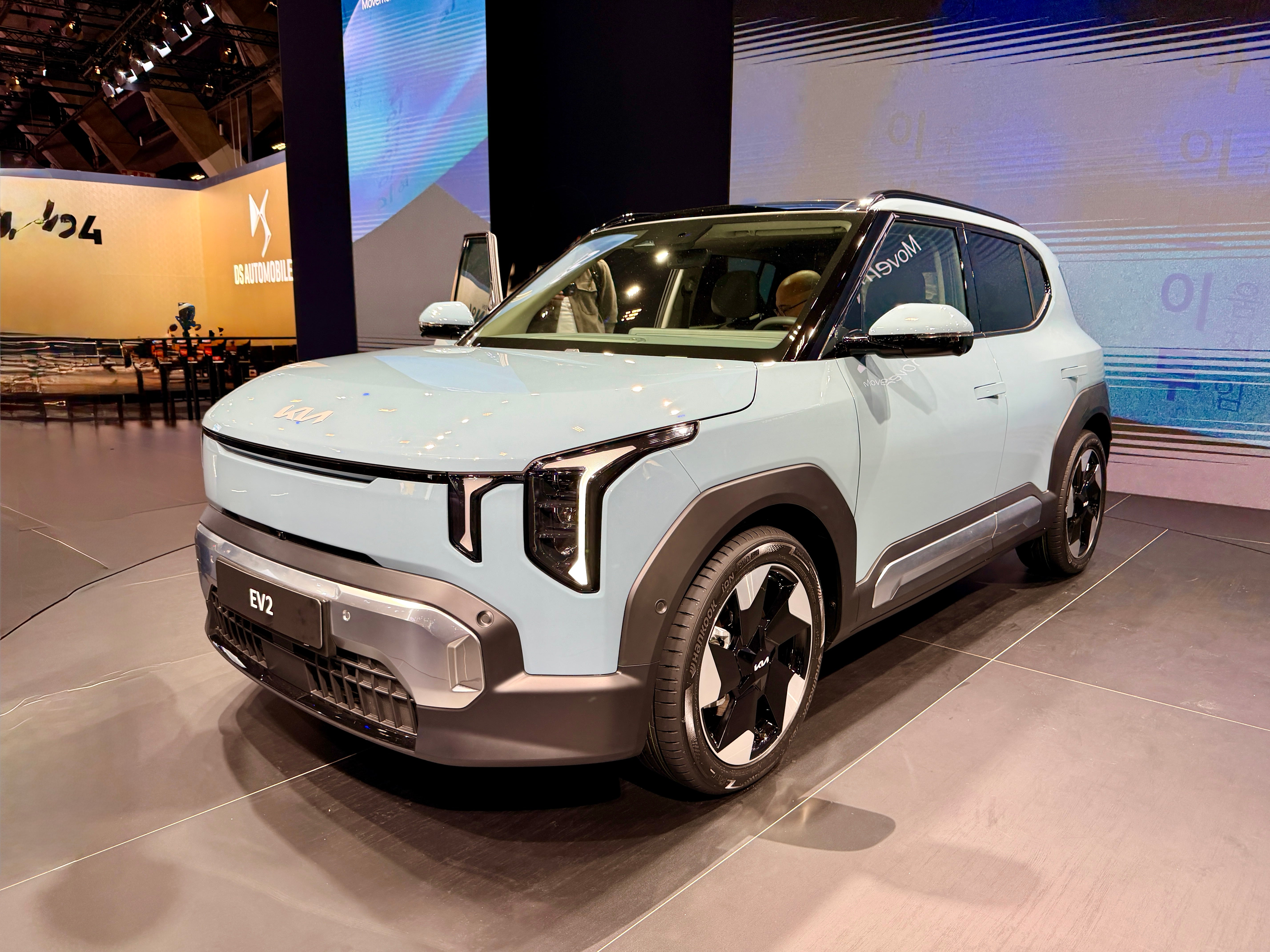 The new Kia EV2 small SUV was unveiled at the Brussels Motor Show